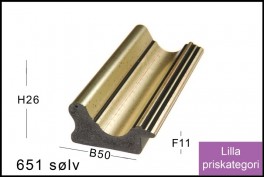 SVÆVERAMME NR.  619 MAT SORT