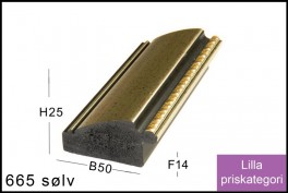 SVÆVERAMME NR.  619 MAT SORT