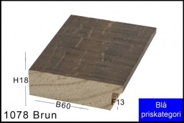 SVÆVERAMME NR.  619 MAT SORT