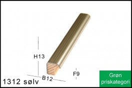 SVÆVERAMME NR.  619 MAT SORT