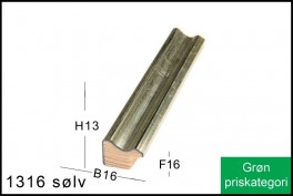 SVÆVERAMME NR.  619 MAT SORT