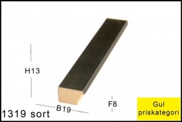 SVÆVERAMME NR.  619 MAT SORT