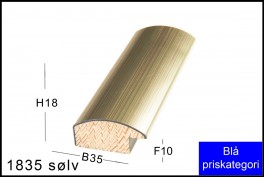 SVÆVERAMME NR.  619 MAT SORT
