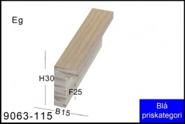 SVÆVERAMME NR.  619 MAT SORT