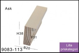 SVÆVERAMME NR.  619 MAT SORT