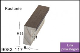 SVÆVERAMME NR.  619 MAT SORT