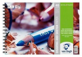 VanGoghDrawingsketchpaper40arkA4160gm2-20