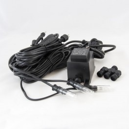 Transformer med 3x halogen lys.