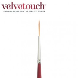 Princeton Velvetouch Synthetic Short Handle Script Liner