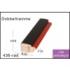 Fotoramme Nr.  436 Rød Trendline