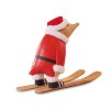 Dcuk Pingvin julemand på ski - 15 cm