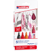 Edding Textile Pen 2-3mm 5 stk/pk Warm Color