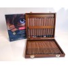 DERWENT WOODEN BOX - LIGHTFAST - 48 BLYANTER