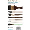 Princeton Neptune Synthetic Short Handle Aquarelle Flat