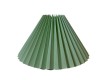 Plisse Skærm Lys Grøn 18 cm